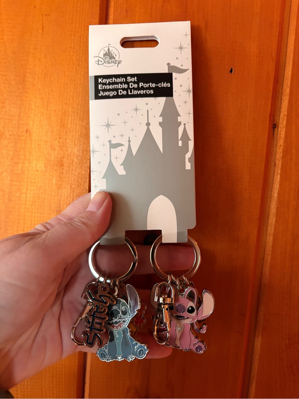 Disney Lilo & Stitch Keychain Set - with Angel